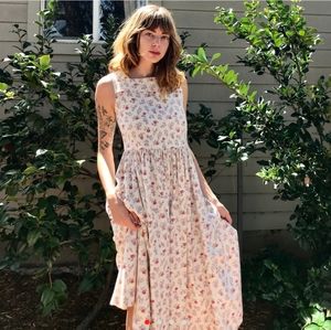 Laura Ashley x Vintage Floral Cotton Prairie Dress